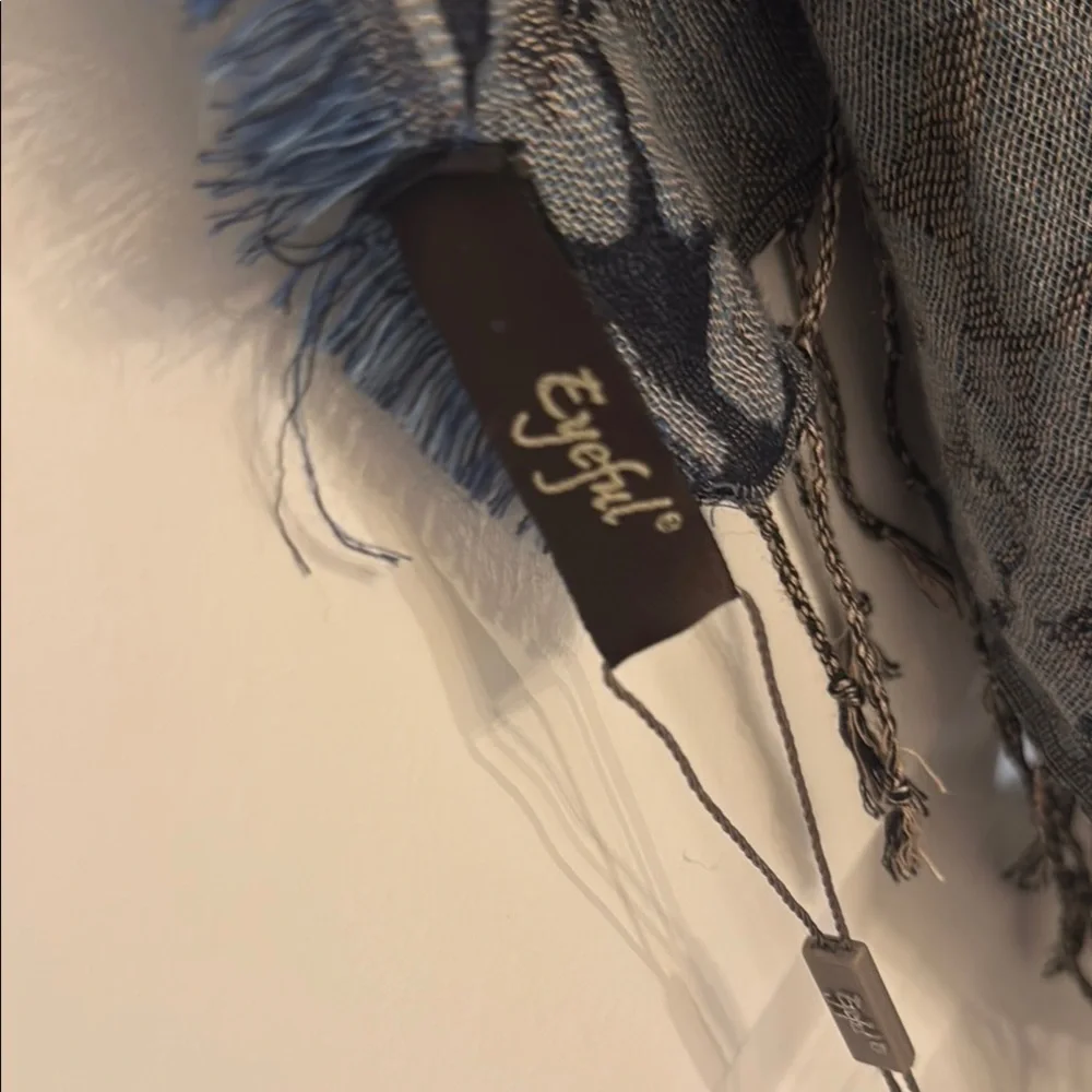 Leopard Print Shawl with Faux Fur Collar - Picture 7 of 9